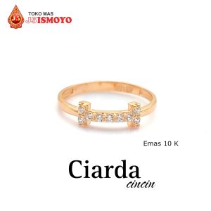 Cincin Emas Mas Asli Model Ciarda J5 Ismoyo