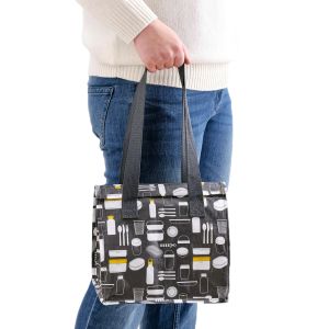 970 - Tas Bekal Makanan Dewasa Lunch Bag Anak Tote Bag Berpola Ceria