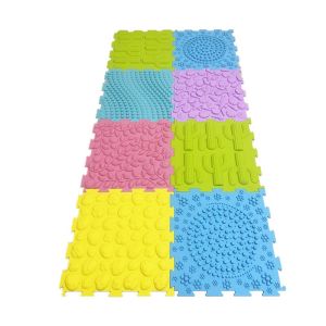 Sensory Floor Mat for Tactile Sensory Foot Massage Mat for Autism ADHD Speech Delay Kids Massage Sensory Play Puzzle Mat