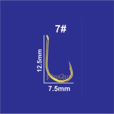 Hộp 100 Lưỡi Câu Thép Mạ Vàng ( Mã X )