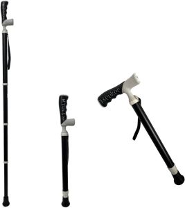 Outdoor Trekking Pole Titanium Alloy Telescopic Walking Stick Non-Slip Ultra-Light Convenient Adjustable Suitable for Travel Hiking and Elderly People