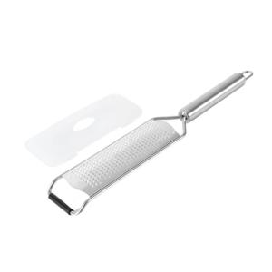 Stainless Steel Cheese Grater with Ergonomic Handle for Lemon and Chocolate Zesting Dishwasher Safe Vegetable Slicer