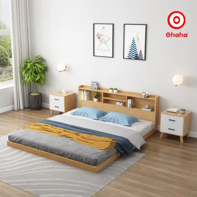 [ Freeship HCM ] [ Trả góp 0%] [Kèm hình thực tế] GIƯỜNG NGỦ KIỂU NHẬT TATAMI GỖ CÔNG NGHIỆP OHAHA - GB010