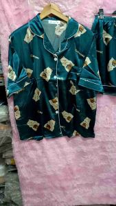 Des setelan Bear staen impor kode 2028 hijau army freesize fashion kekinian fashionable