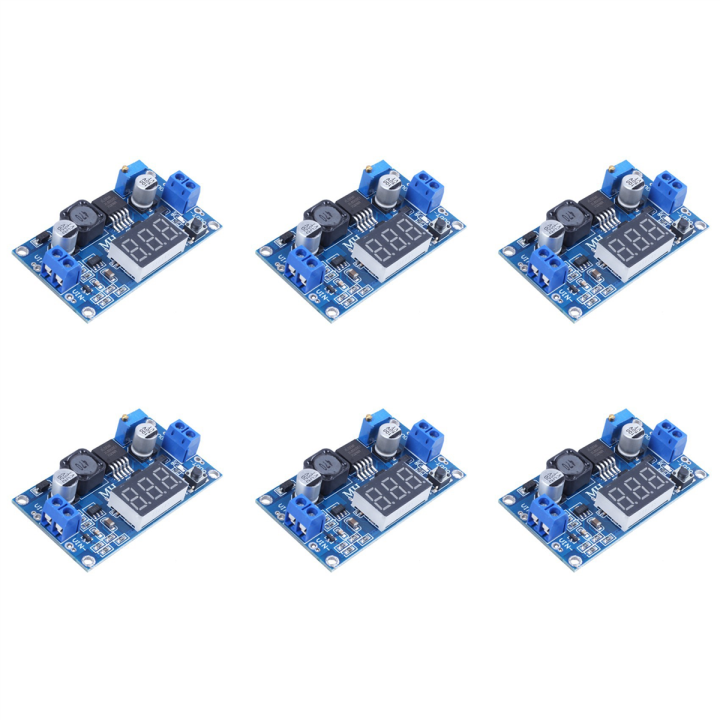 6X DC-DC Step-Up Converter Module 4A Power Supply Voltage Adjustable ...