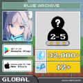 ไอดี Blue Archive (Global) - 32,000+ Pyroxene + สุ่มตัวละคร 3 ดาว 2-5 ตัว | ACTION FIGURE TOYS FOR COLLECTION. 