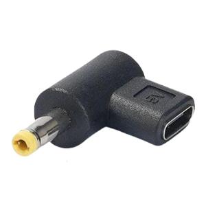 5.5x2.5/3.0x1.1/3.5x1.35/4.0x1.7/4.8x1.7/5.5x2.1mm để USB C cáp cho bộ chuyển đổi 90 độ góc cạnh chuyển đổi Bộ chuyển đổi cho laptop