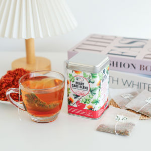 Humble Ginger: Heart Care Blend: Safflower/Mulberry leaves/Amla for Cholesterol/Support Smooth Blood Flow: 20x3g