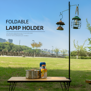 Light Stand Bracket Outdoor Light Stand Shelf Portable Elastic Cord Foldable Stainless Steel Campsite