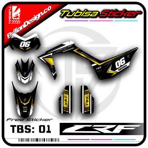 Sticker Striping CRF 150 L - Stiker Striping Variasi Motor CRF 150 L. TBS.01