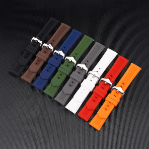 Aotelayer Quick Release Silicone Watch Band Universal Rubber Sport Diving Wristband Bracelet Strap 16mm 18mm 20mm 22mm Watch Accessories