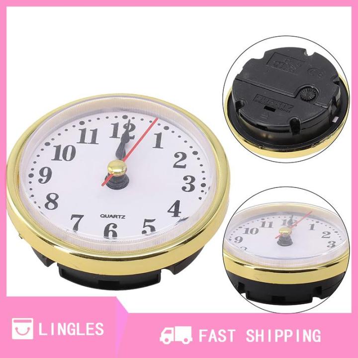 LINGLES Classic Clock Craft Quartz Movement Dia.65mm Round Clocks ...