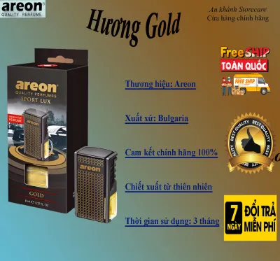 Nước hoa kẹp cửa gió Areon Gold Sport Lux