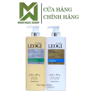 Dầu gội xả làm sạch sâu ngăn gãy rụng và kích mọc tóc Leogi 1000ML
