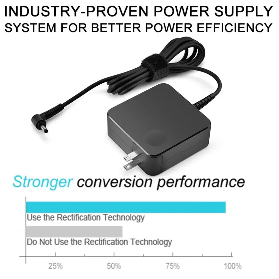 thumbnail image 2 of LYT AC Adapter Charger For Lenovo Ideapad 110s-11ibr – 5A10H43620 / ADP-45DW A 2 of 5