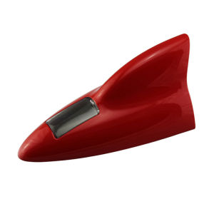 Car shark fin roof antenna warning solar strobe light