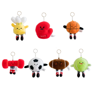 Plush Keychain Stuffed Doll Hanging Pendant Bag Charm Accessory For Kids Adults Backpack Carkey Decoration Gifting Charm