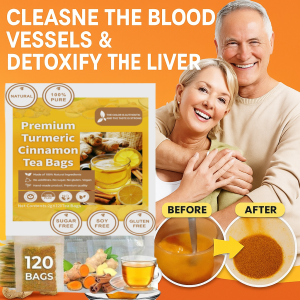 Herbal Cinnamon Ginger Tea Bags for Blood Vessel Detox and Improved Circulation姜黄肉桂茶