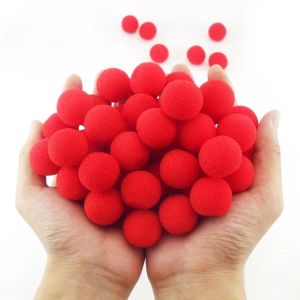 IPIE2 Sponge Toy Classical Magician 2.5cm/3.5cm/4.5cm Close-Up Magic Illusion Comedy Large Sponges Finger Sponge Ball Magic Tricks Magic Sponge Ball Red