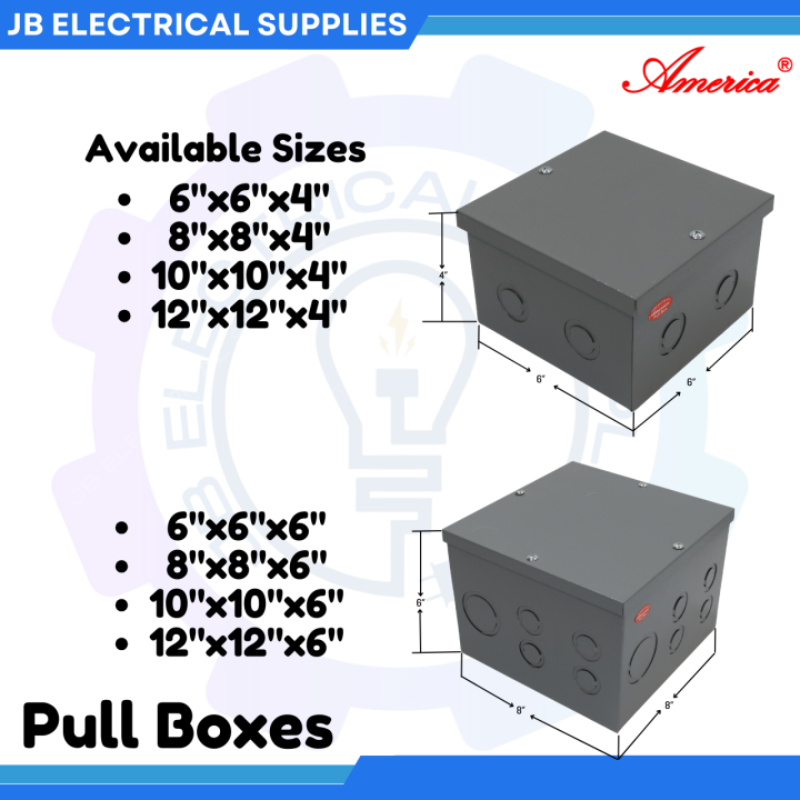 America Pull Box Metal Box Electrical Box Square Box | Lazada PH