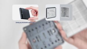 WH GIRIER Smart Light Switch Neutral Wire Required WiFi Push Button Wall Switch 1 2 3 4 Gang Works with Alexa Hey Google No Hub Required