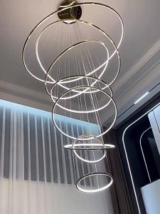 （Stainless Steel）Nordic home decor dining room Pendant lamp lights indoor lighting Ceiling lamp hanging light chandelier lamps for living room