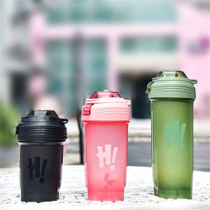 Colnes 350/500/700ml Plastic Gym Shaker Bottle Protein Blend Water Bottle Fitness Cup Mixer Ball Sport Water Cup