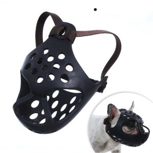 OUTOPEN Adjustable Breathable Bite Preventing Short Snout Anti Bark Pet Accessories Dog Mouth  Dog Prevention Supplies Pet Mouth Cover Dog Muzzle