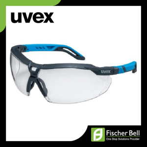 uvex i-5 Safety Goggles l Safety Spectacles | Safety Glasses | Scratch-Resistant | Anti-Fog Protection | UV400 | EN166