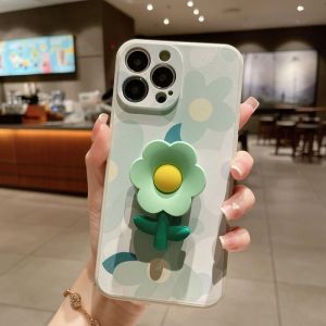 for Honor X8C 90 200 Lite X9C Smart X7C 70 X5B X6B X9b X9A X7B X8b X8A X7a 300 Pro Painted Flower Stand Holder Soft Phone Case