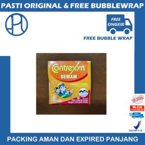 CONTREXYN PER STRIP ISI 4 KAPLET CONTREXIN Contrexyn Obat Penurun Panas Anak Rasa Jeruk Strip Isi 4 Tablet Kunyah
