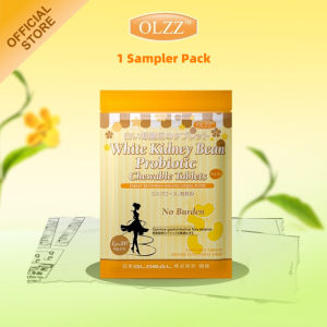 OLZZ White Kidney Bean Plus  Control Sugar Oil & Carbs  Probiotics for Digestive Health  Guilt-Free Enjoyment