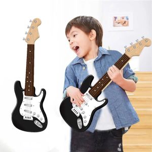17 Inch Kids Electric Guitar Toy with 4 Strings LED Lights Portable Musical Instrument for Birthday Gifts Beginners Boys Toys2026