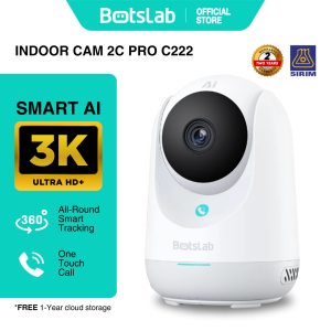 Botslab Indoor Cam 2C Pro C222 Indoor 5M Pan Tilt Zoom Smart Security Camera CCTV
