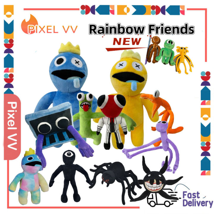 Rainbow Friends Robloxs Plush Toy Tune The Rainbow Cartoon Plush Doll ...