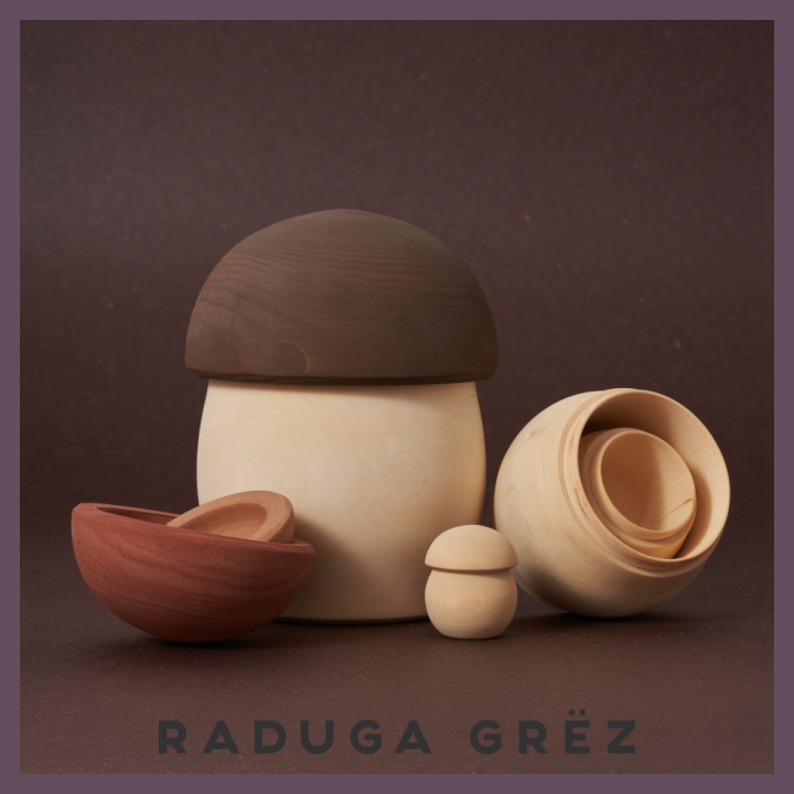 Raduga Grez Amanita Mushroom Stacker main image 1
