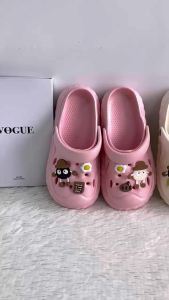 [Free Shipping] Eva Sandals Non-Slip Wear-Resistant Height-Increasing Outdoor Clogs Breathable Thick-Soled For Women With Cartoon Designs Soft