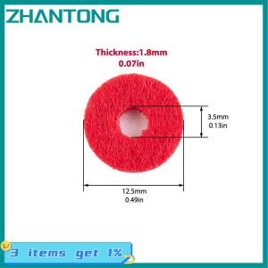 ZHANTONG 90pcs รู้สึกแผ่นเครื่องซักผ้าเปียโนสำหรับอุปกรณ์ปรับแต่งเปียโน