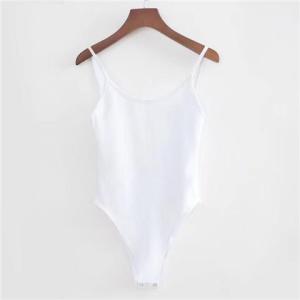 Áo yếm bó sát một mảnh hở lưng cực thấp Bộ áo liền quần gợi cảm hở lưng kiểu áo yếm