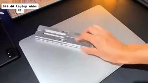 Giá Đỡ Laptop Máy Tính Bảng Tản Nhiệt Cao Cấp Chất Liệu Hợp Kim Nhôm Bền Có Thể Gấp Gọn Tiện Lợi.