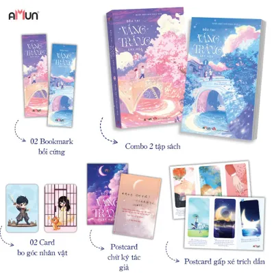 Sách - Đều Tại Vầng Trăng Gây Hoạ (Bản thường và đặc biệt tuỳ chọn) truyện văn học ngôn tình lãng mạn Amun Đinh Tị