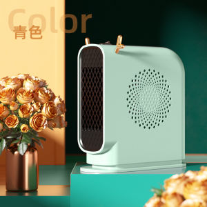 Mini Electric Heater Portable Home Heating Fan Fast Heating Warm Fan 220V Desktop Fan for Winter Household Bathroom Student Dormitory Low Noise Warm Air Blower