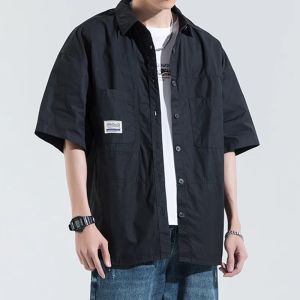 kemeja kasual pria kemeja polos pria kemeja Atasan Baju kaos lengan pendek pria korean style gamis santai kekinian baju santai kemeja baju koko pria lengan pendek kaos polos pria jumbo baju lengan pendekkaos t shirt oversize kaos t shirt pria atasan