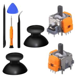 1 Set High Precised Hall Effect Joysticks for P5 3rd Generation Game Controller Accessories Part with Repair Tool