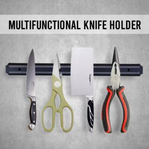 Wall-Mounted Magnetic Kitchen Knife Rack