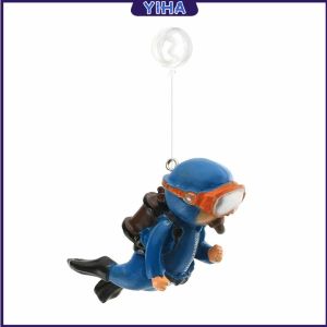 Yiha นักประดาน้ำตกแต่งตู้ปลา ขนาดเล็ก 6cm ลอยน้ํา ดําน้ํา นักดําน้ํา ของเล่นน้ํา ตู้ปลา Fish tank decoration