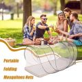 DEQIX Anti Mosquito Travel Mosquito Net Adjustable Portable Mesh Sleeping Net Convenient Single Folding Mosquito Net Sleeping. 