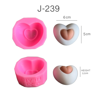 แม่พิมพ์ขนม หัวใจ เล็กใหญ่ วาเลนไทน์ ทำช็อคโกแลตได้ J-239
