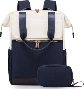 [✅SG Ready Stocks] Large Capacity Waterproof Oxford Fabric Backpack 16 Inch Laptop Compatible Handheld Shoulder Bag Breathable Padded Strap Side Water Bottle Pocket Casual School Work Travel Backpack Comes With Free Small Storage Bag