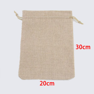 【10pcs】Linen Bag Drawstring Bag Burlap Bag Gift Bag Home Travel Reusable Wedding Jewelry Candy Bag